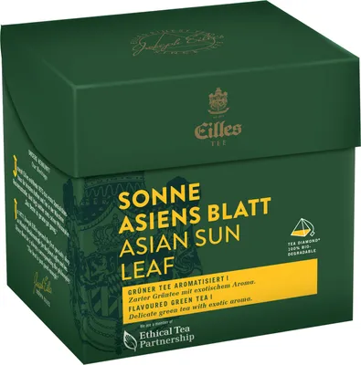 Produktbild von EILLES TEE Tea Diamond SONNE ASIENS Blatt im Pyramidenbeutel, 20er Box
