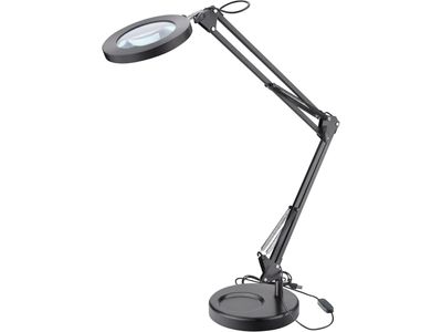 Extol Light 43160 Stolná lampa s lupou, napájanie USB, 2400 lm, 3 farby svetla, 5-násobné zväčšenie