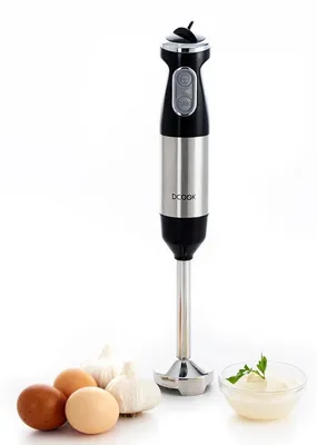 Handmixer 750 W, schwarz, 2 Geschwindigkeiten, Edelstahl