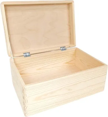 Produktbild von Famanu Aufbewahrungskiste aus Holz 30x20x14 cm - Dekorativ und Praktisch