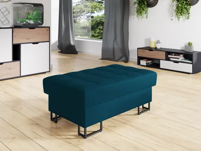 Obrázek produktu pro Taburetka do obývacího pokoje COLUMBUS - smaragdová