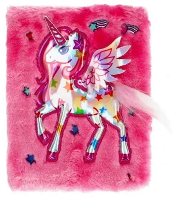 Obrázek produktu pro Plyšový zápisník Unicorn – STARPAK