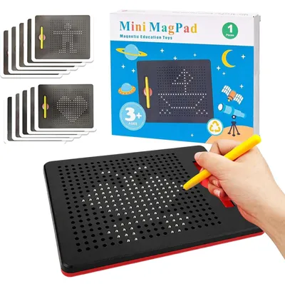 Productafbeelding van Magneetbord voor Kinderen, Educatief Magnetisch Spel met Dubbelzijdige Motiefkaarten
