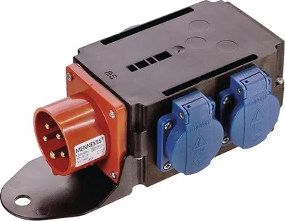 Produktbild von CEE-Adapter MIXO SAAR 1xCEE-Stecker 400V,16 A,5-polig IP44 AS-SCHWABE