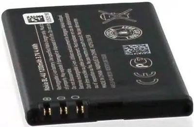 Produktbild von Akku für Nokia RM-953 Li-Ion 3,7 Volt 1000 mAh schwarz.
