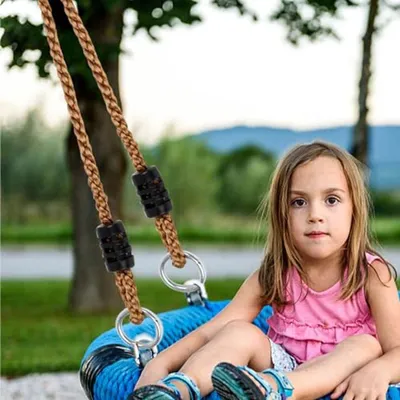 Verstellbare Schaukelseile für Hängematten und Schaukeln - 2 Stück, 1,8 m, Mit starker Befestigung