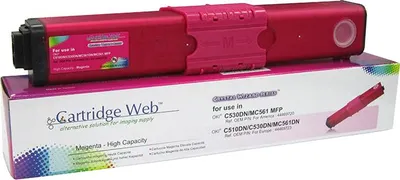 Zdjęcie produktu dla Toner Cartridge Web Magenta OKI C510 zamiennik 44469723