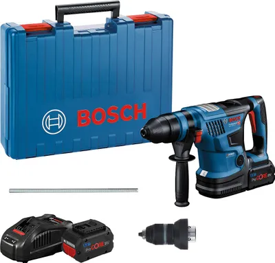Produktbild von Akku-Bohrhammer BITURBO mit SDS plus GBH 18V-34 CF, 2 x Akku, Handwerkerkoffer
