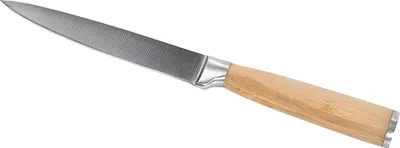 Produktbild von KESPER 90608 Universalmesser mit 13 cm Edelstahlklinge und Bambusgriff / Allzweckmesser