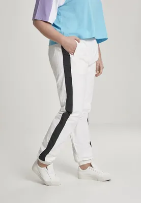 Produktbild von Urban Classics Ladies - CRINKLE Track Pants weiß - XL