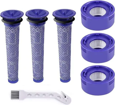 Produktbild von Filter für Dyson V8, V7, Nachmotorfilter und HEPA-Filter für Dyson V7, V8 Animal Absolute schnurlosen Staubsauger (3 Stück)