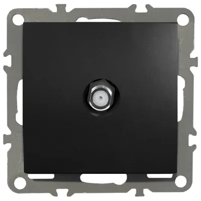 Produktbild von Antennendose SAT QUADRA schwarz