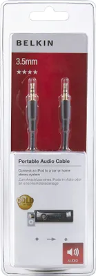 Produktbild von BELKIN Portable Audio Cable 1m