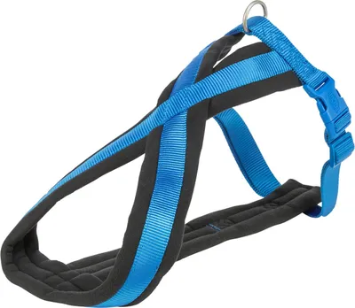 Produktbild von TRIXIE Premium Touren-Geschirr - royalblau - 45–80 cm/25 mm