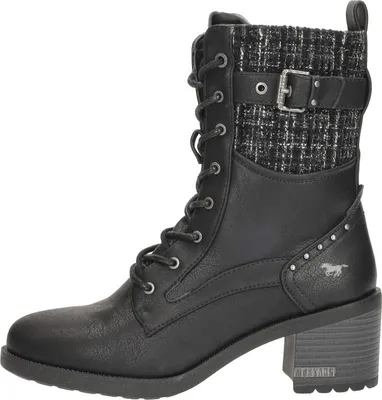 Image de Mustang Veterschoenen Hak Veterschoenen Hak - Zwart - Maat 38