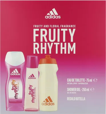 Image de Coffret de parfum pour femme Adidas Fruity Rhythm, 3 pièces