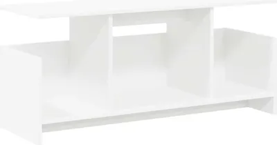 Image de vidaXL Support TV blanc 102 x 35 x 45 cm Bois composite