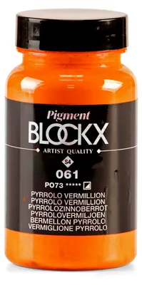 Produktbild von Blockx Pigment Pyrrolozinnoberrot 100ml / 30g 51061BXC