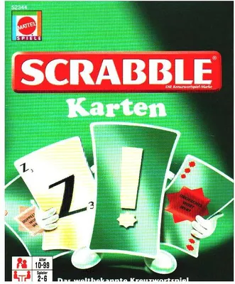 Produktbild von Mattel - SCRABBLE Karten, 2 - 6 Spieler