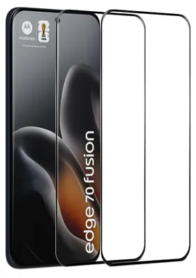 Produktbild von 2-Pack Motorola Edge 70 Fusion Displayschutzfolie - Gehärtetes Glas 9H - Super Qualität 3D