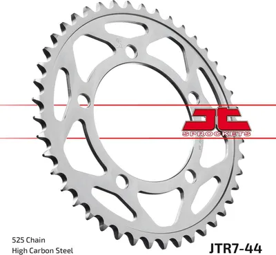 Produktbild von JTSPROCKETS Kettenrad JTR7.44 Hinten Kohlenstoffstahl