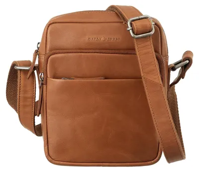 Imagen del producto de GREENBURRY Cuero bolso bandolera Fiorentina Crossover Bag Tan marrón