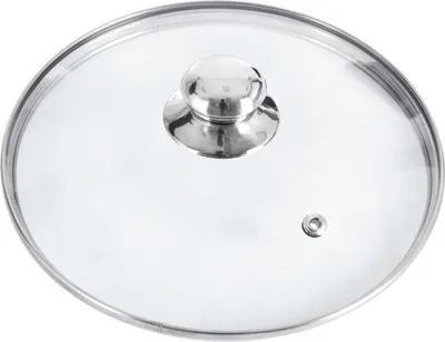Produktbild von Orion | Glasdeckel - mit Edelstahlring - Ø 28 cm - 200°C Hitzebeständiges Glas - Universaldeckel - für Topf und Pfanne - mit Dampfauslass