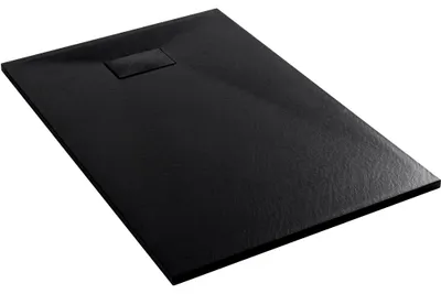 Imagen del producto de CERANO - Plato de ducha rectangular Gusto - SMC/compuesto mineral -  mate texturizado - 80x70x3 cm