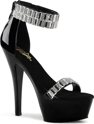 Produktbild von KISS-269RS Damen Sandale von Pleaser, Schwarz EU 39, US 9
