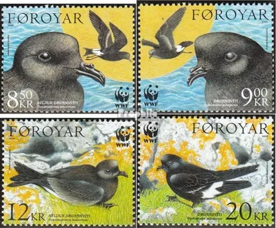 Produktbild von Briefmarken Dänemark - Färöer 2005 Mi 530-533 (kompl.Ausg.) postfrisch Sturmschwalben