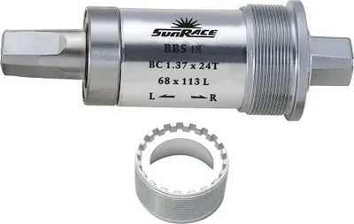Immagine prodotto di Movimento centrale SunRace BBS18, 118-68 BSA, calotte in alluminio