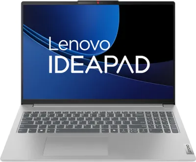 Produktbild von Lenovo IdeaPad Slim 5 16IMH9 Notebook, Grau, Aluminium, Webcam, Mikrofon, Lautsprecher, beleuchtete Tastatur, IR-/Privacy-Kamera, Windows Hello, TPM, WiFi 6E, Bluetooth 5.2, USB-A, USB-C, HDMI, MicroSD, schlankes Design