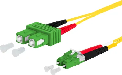 Obrázok produktu pre METZ CONNECT OpDAT Patchcable, SC-D APC/LC-D APC OS2, 1 m