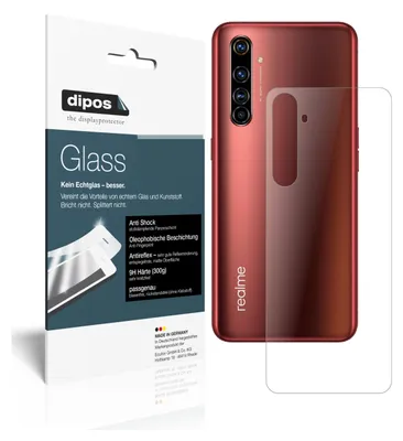 Obrázok produktu pre 2x ochranná fólia pre Oppo Realme X50m 5G zadná matná - anti-shock 9H fólia dipos Glass plastové sklo