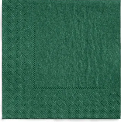 Produktbild von Sovie HORECA Cocktail-Servietten Dunkelgrün aus Tissue 24 x 24 cm, 3-lagig, 150 Stück
