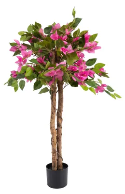 Obrázok produktu pre Umelo vyzerajúca bougainvillea v kvetináči, výška 100 cm