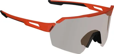 Imagen del producto de Gafas de sol LEATT RideViz Lite Iriz, color naranja, talla S, lente plateada, protección UV del 30%