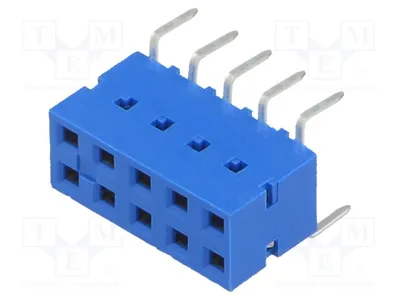 Produktbild von 1x Buchse weiblich Leitung-Platte 2,54mm THT PIN: 10 2A 71991-805LF Signteckverbind