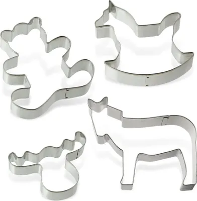 Produktbild von Zenker Ausstecher-Set "weihnachtliche Tiere", 4-teilig