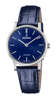 Produktbild von Festina Uhr Swiss Damen blau Armband Leder UF20013/3