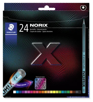 Produktbild von STAEDTLER NORIX 186 Buntstift Etui mit 24 Farben