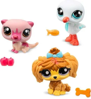 Produktbild von Bandai Namco Pack Of 3 Units Country Pets Lps Pets Figur One Size