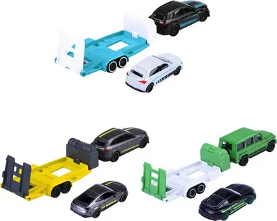Produktbild von Majorette Mercedes-AMG Deluxe Trailer, Fahrzeug-Set, 3 Jahr(e), Metall, Mehrfarbig