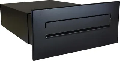 Produktbild von B-042 Durchwurfbriefkasten in RAL 7016 (Tiefe: 39-62 cm)