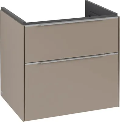 Image de Villeroy & Boch Subway 3.0 armoire sous lavabo, 2 tiroirs, 622x576x478mm, C57600VM