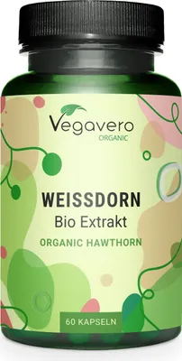 Obrázok produktu pre Vegavero extrakt z hlohu | 60 kapsúl || vegan