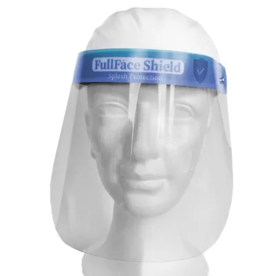 Produktbild von Faceshield Gesichtsschutzschirm – Transparentes Schutzvisier mit Anti-Beschlag-Beschichtung, Wiederverwendbar & Leicht (28 x 20 cm)