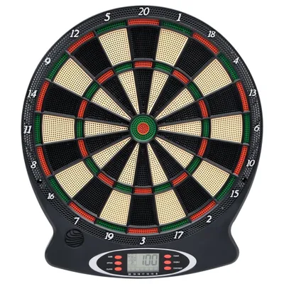 SPORTNOW Elektronische Dartscheibe Mit Sprachansagefunktion Und Pfeilen Schwarz 83l X 45b X 4h Cm