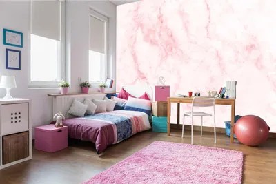 Produktbild von Vlies Fototapete ROSA MARMORSTRUKTUR 375 x 250 cm (inkl. Kleister) - Vlies Tapete, Wandtapete, Wandbilder - Tapete für Wohnzimmer Schlafzimmer, Büro, Küche - Montagefertig