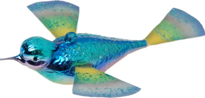 Produktbild von Krebs Glas Lauscha Christbaumschmuck Phantasievogel Blau - Größe ca. 11cm